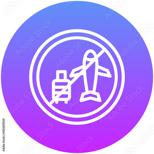 Travel Restrictions Icon