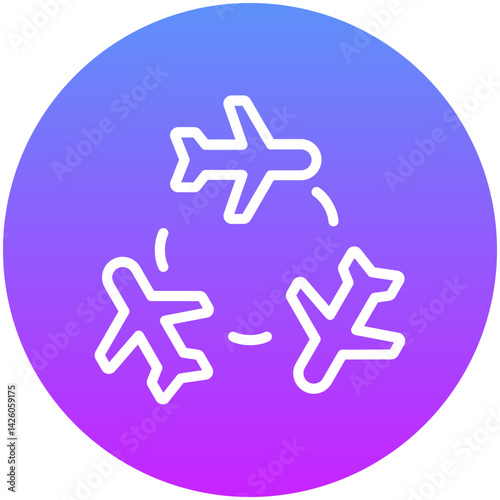 Round Trip Icon
