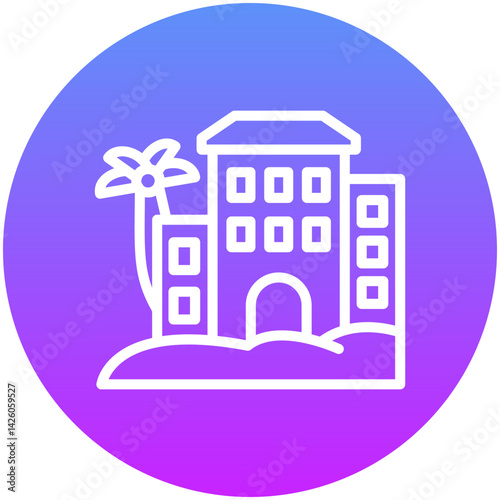 Desert Resort Icon