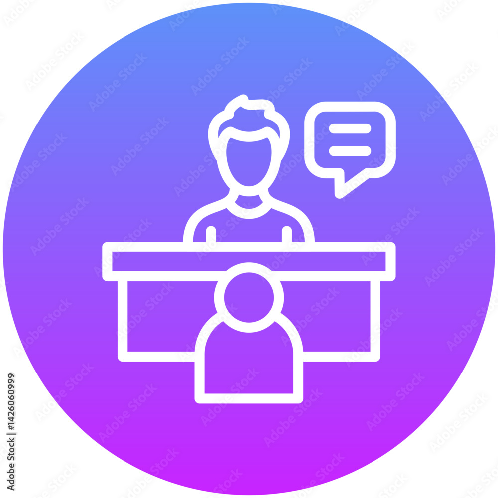 Job Interview Icon Job Interview Icon