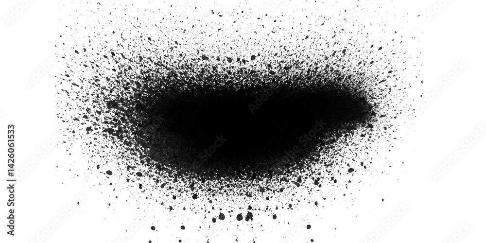 black spray isolated on transparent background black spray isolated on transparent background