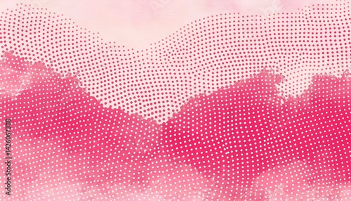 Obraz na płótnie Striking HandDrawn Abstract Dot Art Backdrop, Echoing a Mesmerizing Cosmic Dance of Colors and Textures in a Vibrant Swirl of Shapes, Ideal for Modern Digital Art, Home Decor, or Design w salonie