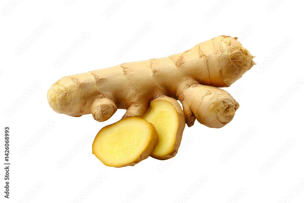 Ginger Root and Slices