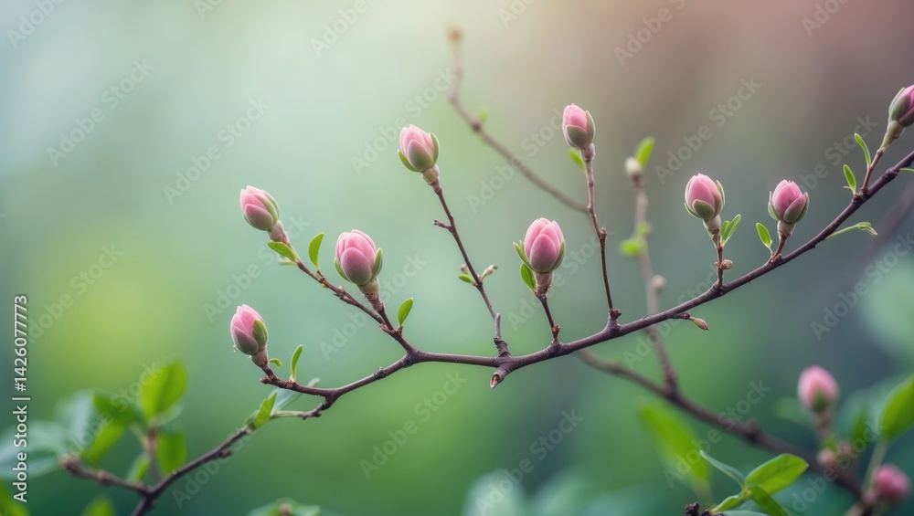 Macro Photography of Fresh Green Leaves and Fruits on Blossoming Branches Macro Photography of Fresh Green Leaves and Fruits on Blossoming Branches