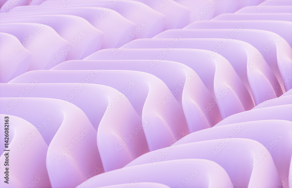 Fototapeta premium Abstract futuristic geometric pattern background. 3d rendering