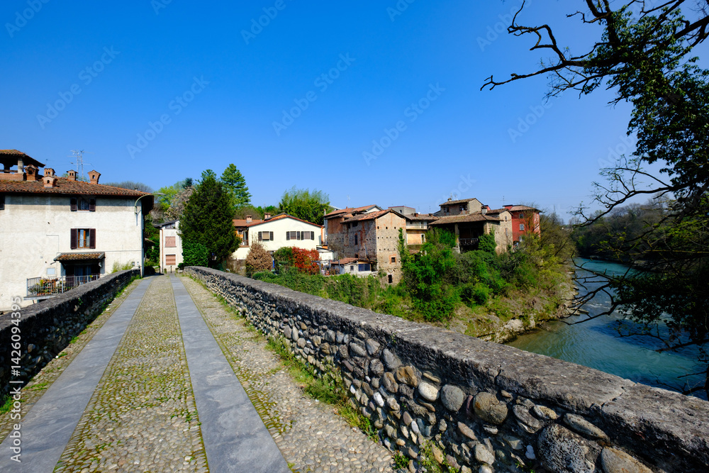 Brembate, historic town in Bergamo province, Italy