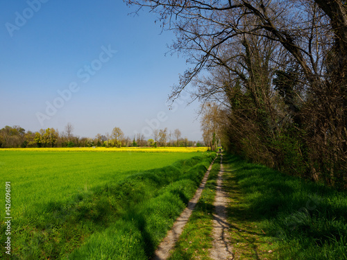 Obraz na płótnie Marne, historic village near Brembate, Bergamo province, Italy w salonie