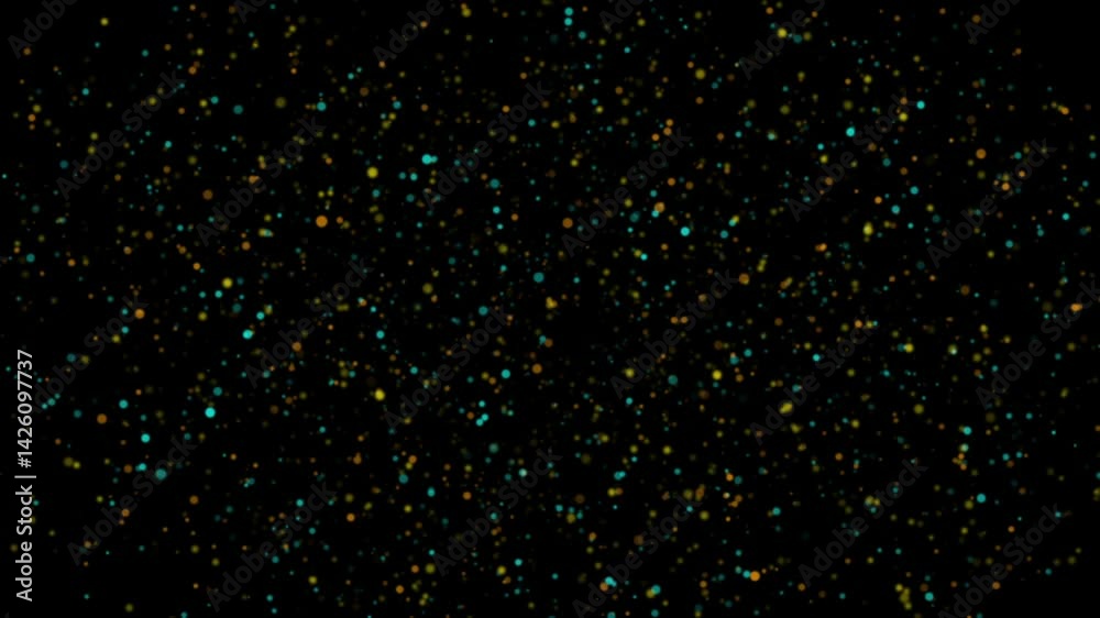 Stunning Particle Video Overlay  Colorful Glittering Effect for Dynamic Visuals