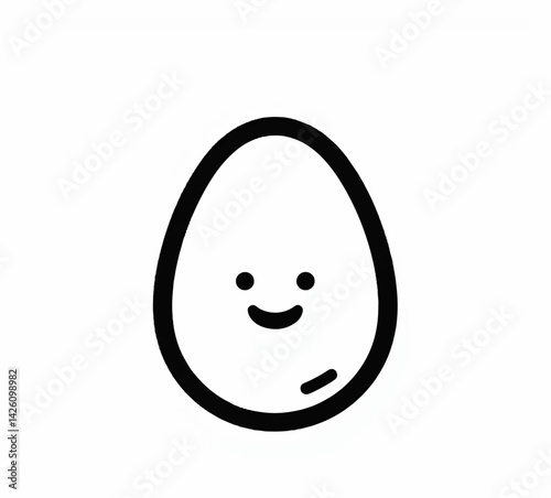 happy easter egg vector illustration 