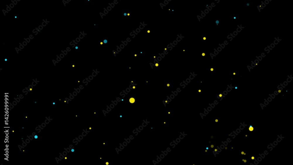 Stunning Particle Video Overlay Abstract Animated Background for Motion Graphics