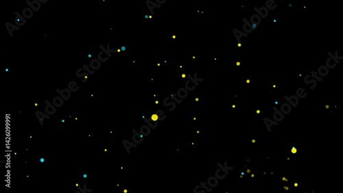 Stunning Particle Video Overlay Abstract Animated Background for Motion Graphics