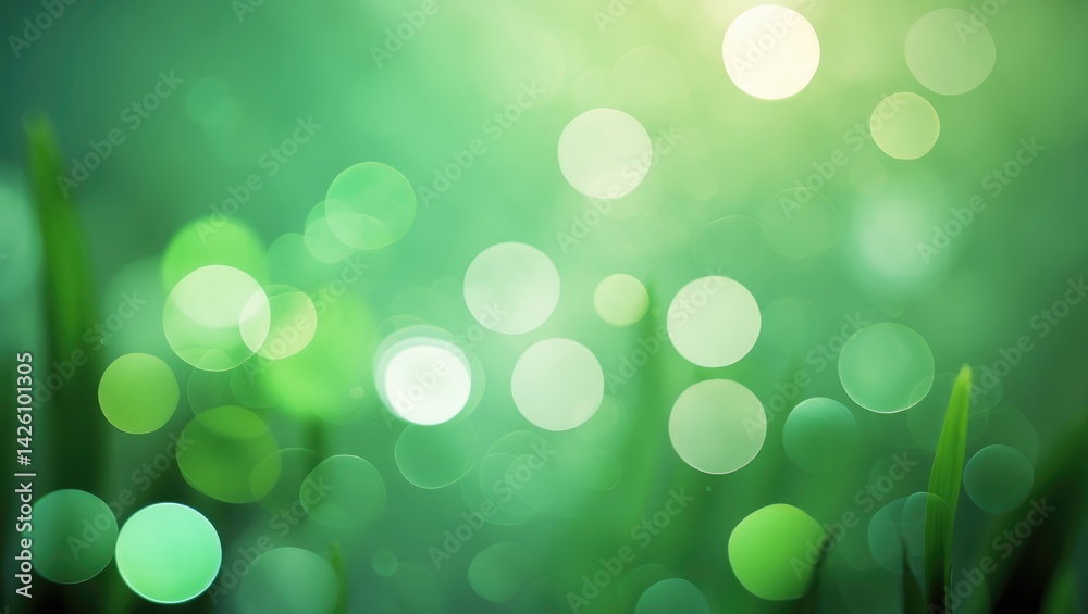 Obraz premium Vibrant Spring Bokeh Background