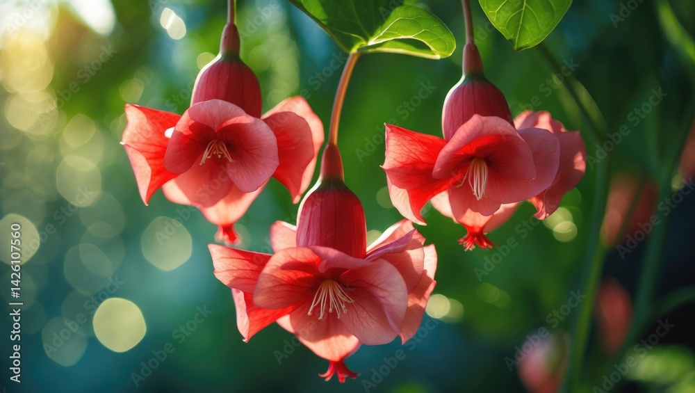 Stunning macro of a begonia blossom showcasing floral beauty Stunning macro of a begonia blossom showcasing floral beauty