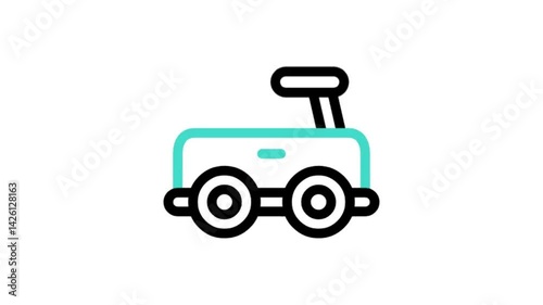 parking sign with car