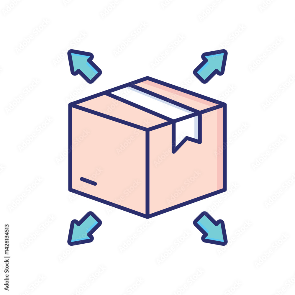 Distribution Vector icon Distribution Vector icon