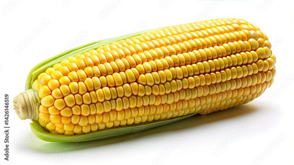 Minimalist Corn on the Cob Photography: Simple Summer Harvest Still Life Minimalist Corn on the Cob Photography: Simple Summer Harvest Still Life