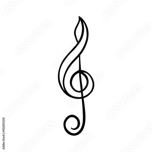 icon of a treble clef