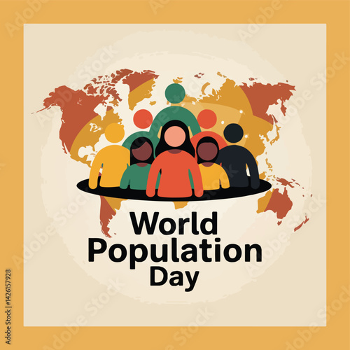 World Population Day observation poster banner