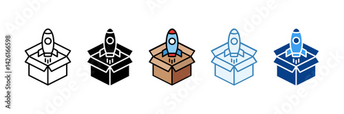 Growth Hacking  Icon Set Multiple Style Collection