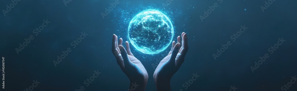 Celestial Sphere Held in Hands Celestial Sphere Held in Hands