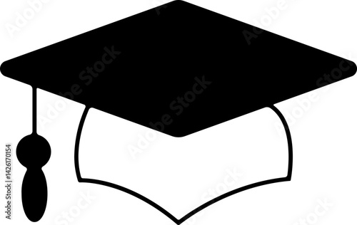 University Graduation Cap Fill Icon