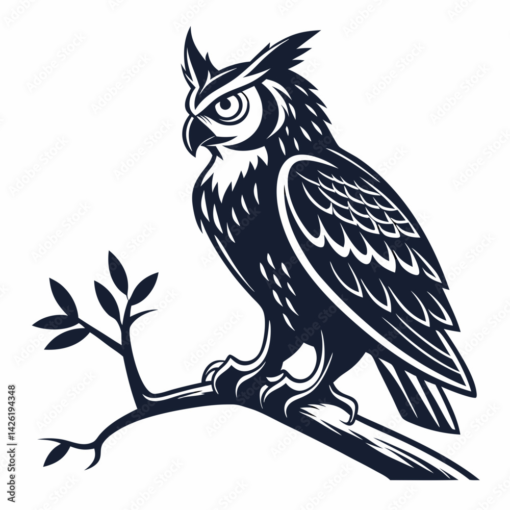 Fototapeta premium bird, eagle, vector, illustration, animal, cartoon, head, nature, wild, tattoo, hawk, wildlife, black, feather, symbol, raven, beak, drawing, art, animals, logo, design, flying, crow, falcon