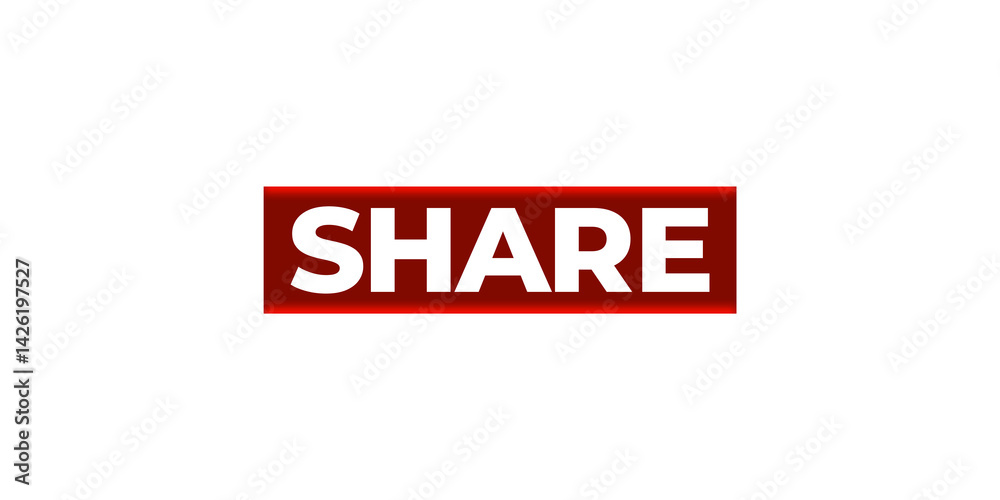Share Button on a Transparent Background Share Button on a Transparent Background