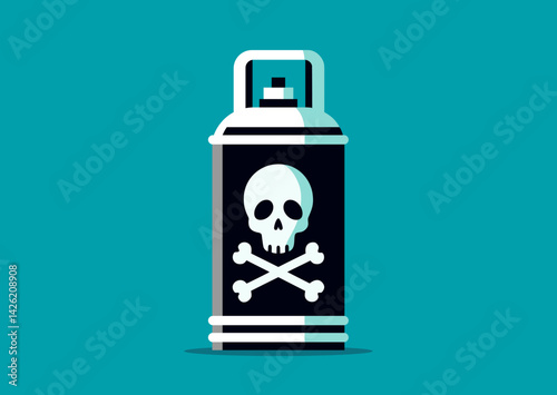 Vial containing highly potent poisonous substance