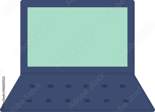 laptop screen illustration on a white background     