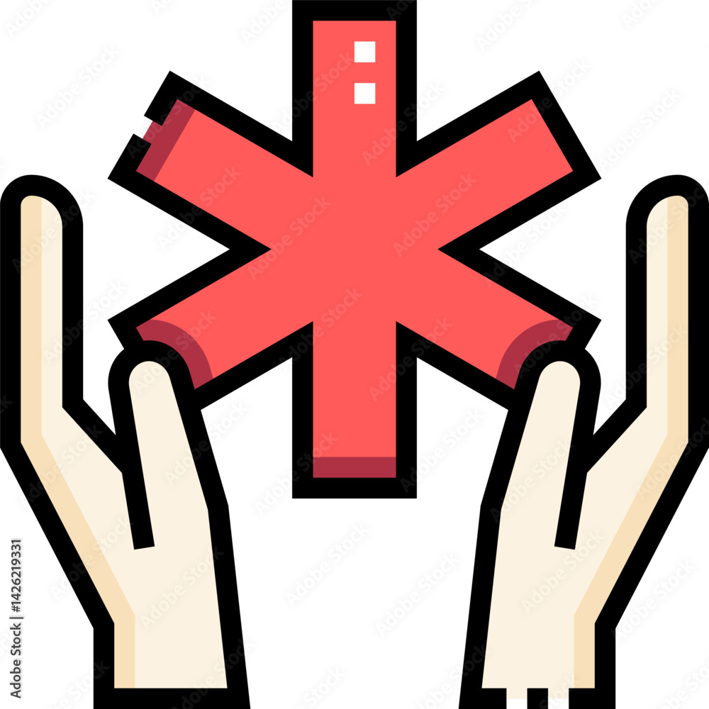 Obraz premium medical illustration on a white background 