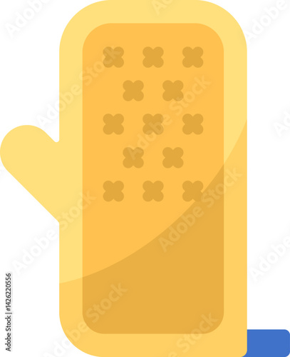 mitts illustration on a white background    