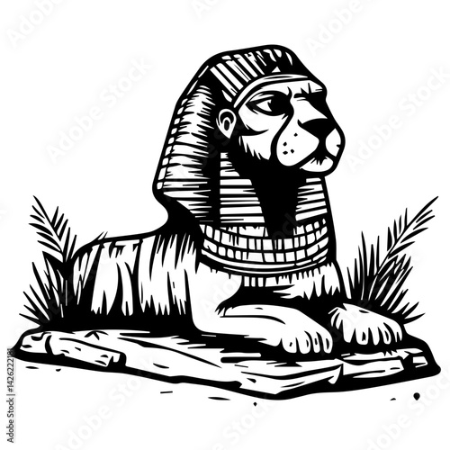 egyptian sphinx sculpture