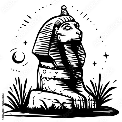 egyptian sphinx sculpture