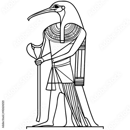 Religion of Ancient Egypt. Thoth.