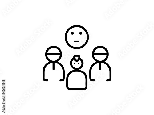 Simple Chef Icon Silhouette