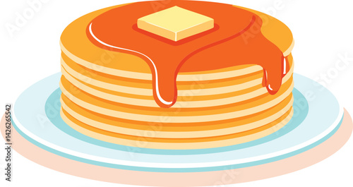 pancakes with butter