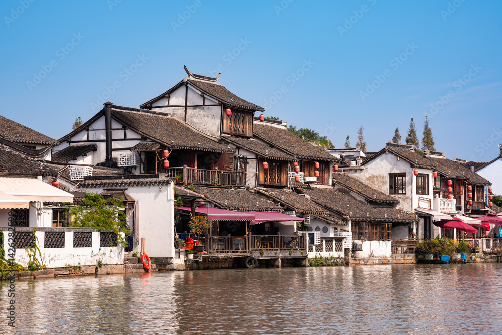 Fototapeta premium Zhujiajiao, traditional water town near Shanhai, China