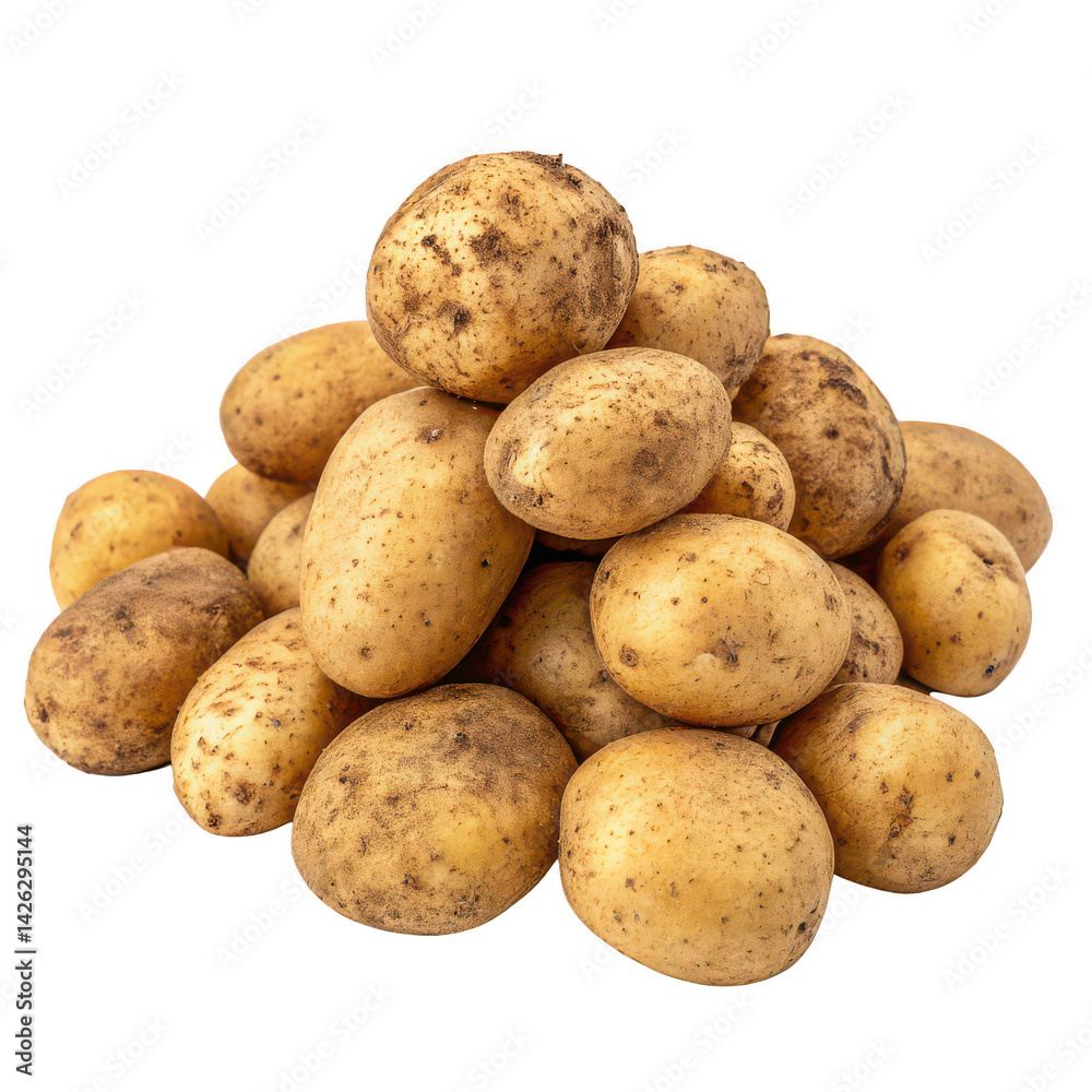 Unwashed potatoes png raw tubers pile png earthy potatoes png white background image Unwashed potatoes png raw tubers pile png earthy potatoes png white background image