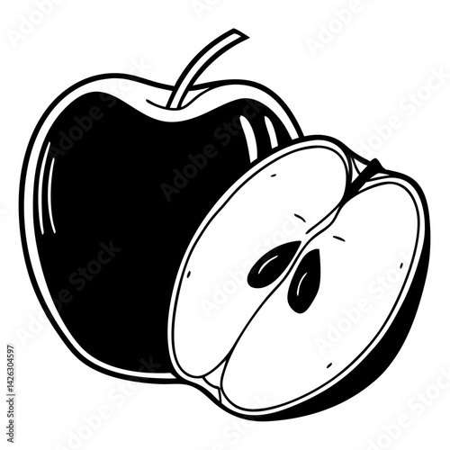 Apple - vector icon.