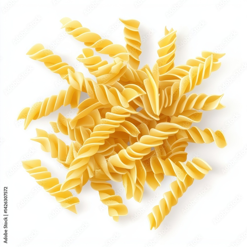 Pile of spiral pasta (12) Pile of spiral pasta (12)