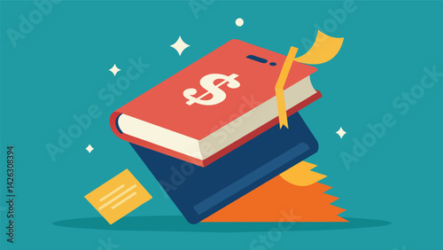 A textbook with a price tag significantly higher than the alreadyexpensive tuition causing frustration and financial strain for students.. Vector illustration