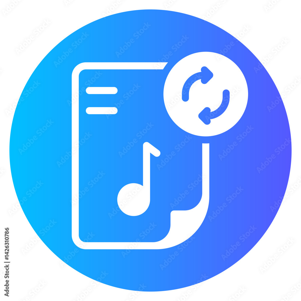 music gradient icon music gradient icon