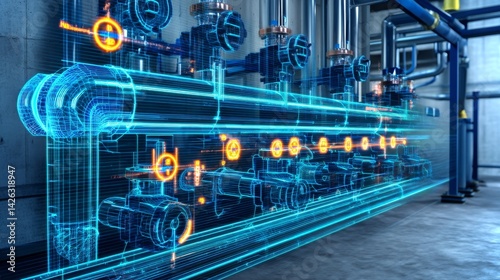 Innovative holographic reactor safety system visualization enhances manufacturing processes