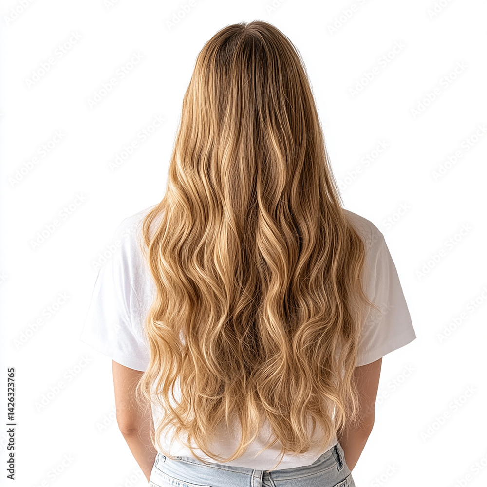Fototapeta premium Beauty girl with beautiful hair, hair styling