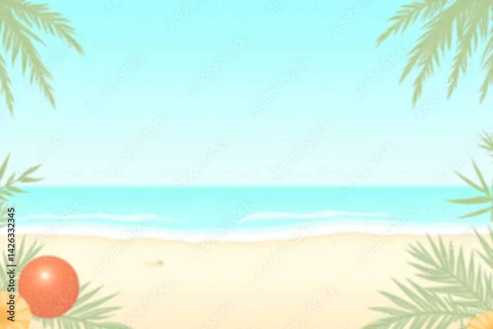 Obraz premium tropical beach background