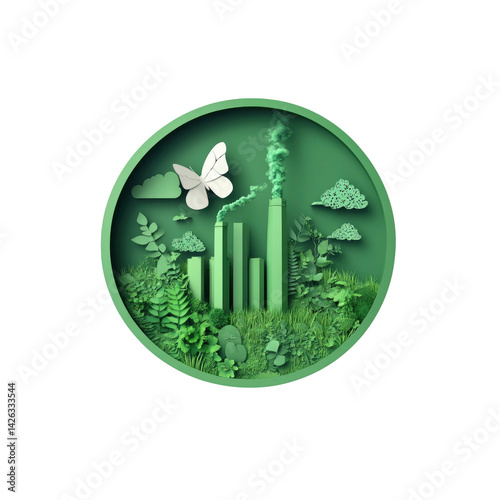 Green Industry Sustainable Ecology and Industrial Harmony