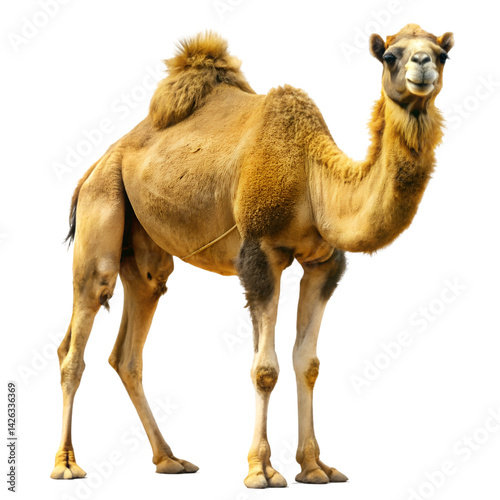 Camel isolated on white background