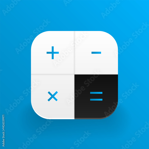 Creative Calculator logo icon, Vector design template. logo illustration calculator vector design
