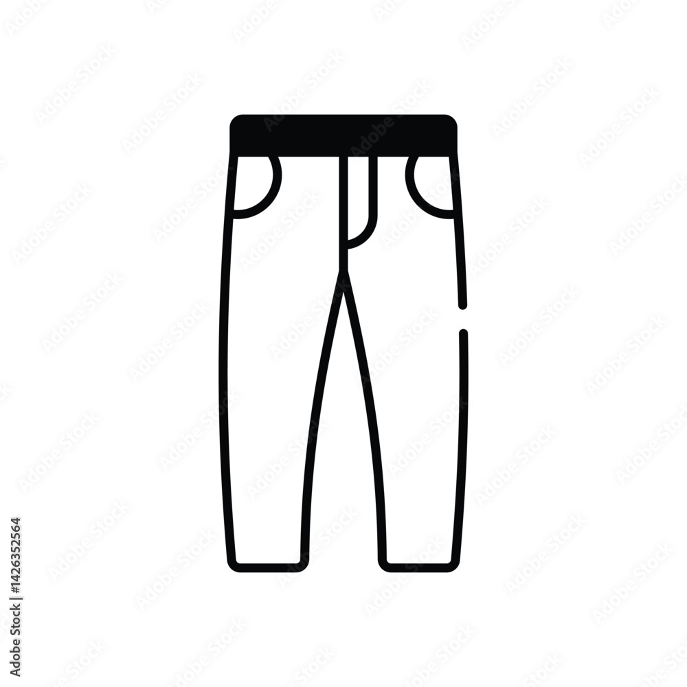 Pant Vector icon Pant Vector icon
