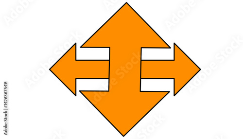 Free Download symmetrical arrows, bold geometric design, strong contrast, futuristic. - GFXLoad